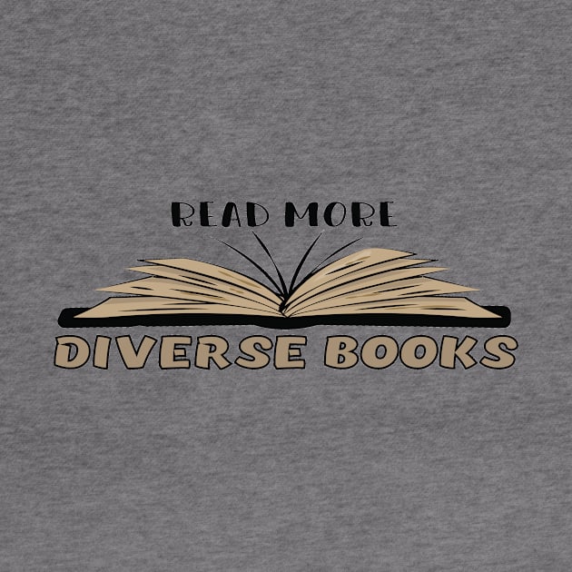 read more diverse books - book lovers by bsn